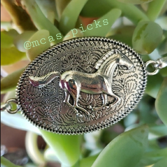 Concho Horse Belt Western Belt Cowgirl Belt Rodeo Belt Cinto Vaquero Rodeo Belt - Picture 2 of 15